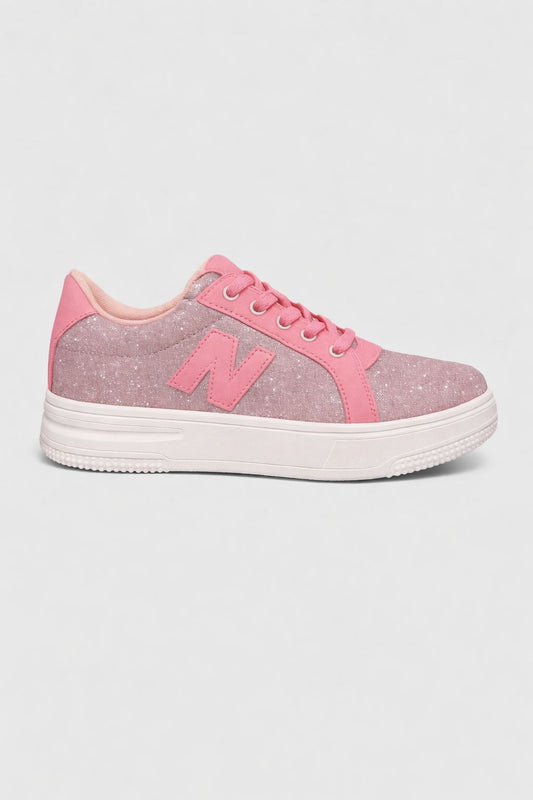 Pink Glitter Shoes for Girls