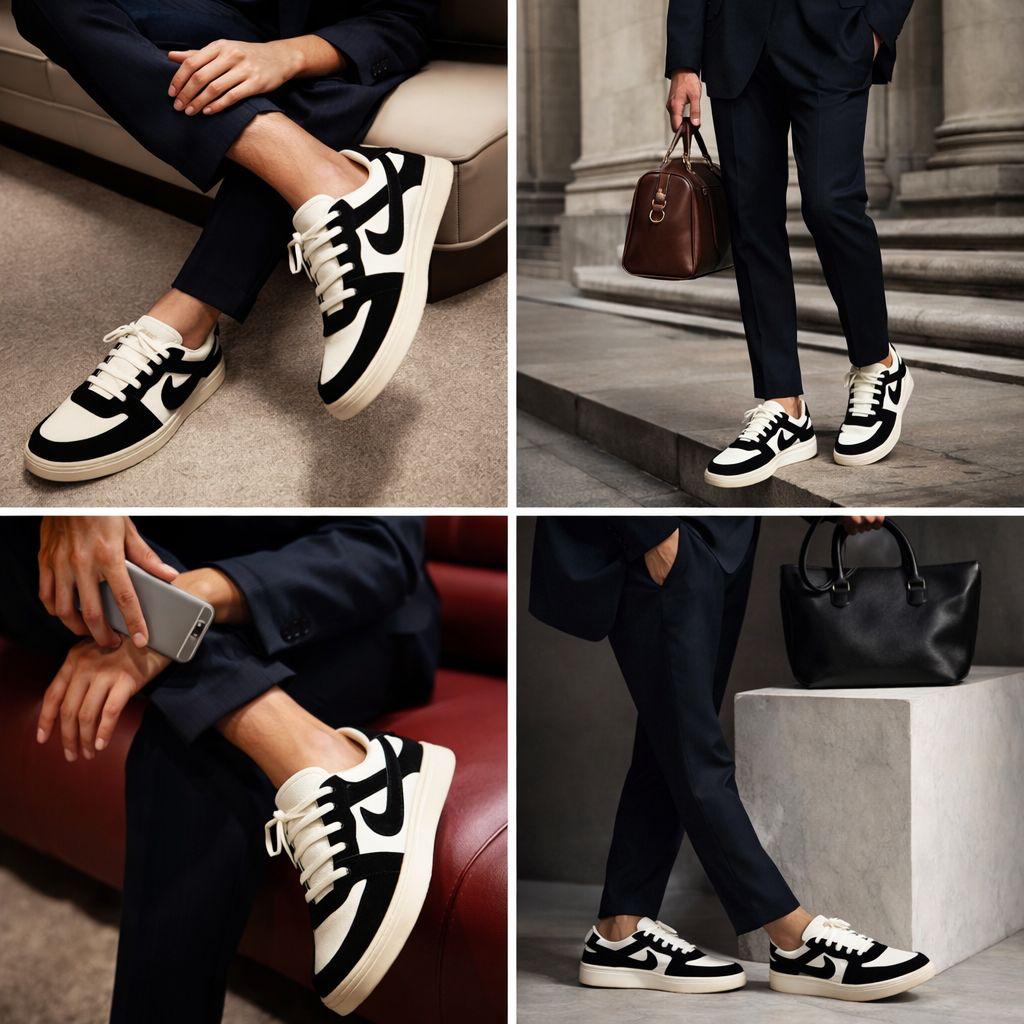 Men’s Classic Sneakers – Black