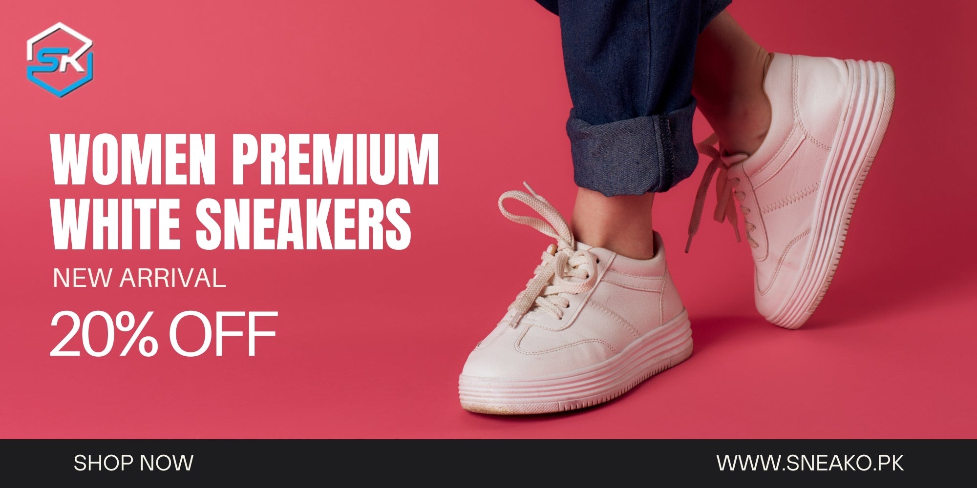 Women Premium White Sneakers